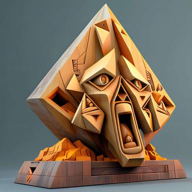 3D model Overjoyed Battle Pyramid Again VS Registeel (STL)